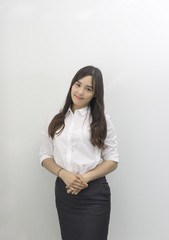 Portrait of a beautiful Asian office lady