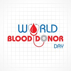 Creative World Blood Donor Day Greeting