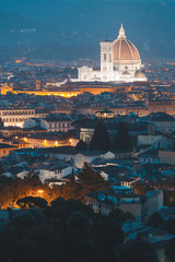 Fototapeta na wymiar Florence skyline and Cathedral Santa Maria del Fiore, Italy
