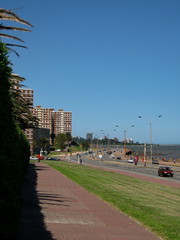 Obraz premium Rambla von Montevideo - Umfahrungsstraße