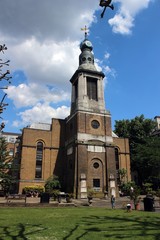 Fototapeta na wymiar St. Anne's Church, Soho, London.