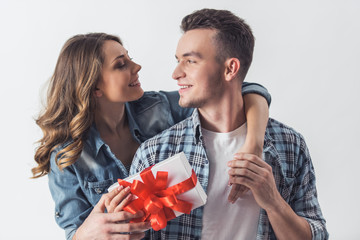 Beautiful young couple