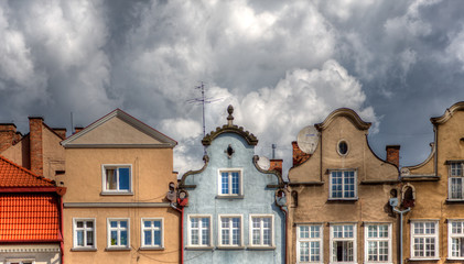 Fototapeta na wymiar City view of Gdansk, Poland