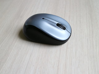 wireless mouse on the office table