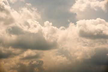 Cumulus cloud closeup
