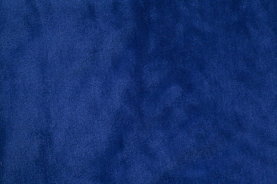 Fototapeta Blue velvet fabric background texture