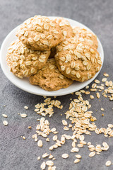 Healthy oatmeal cookies.