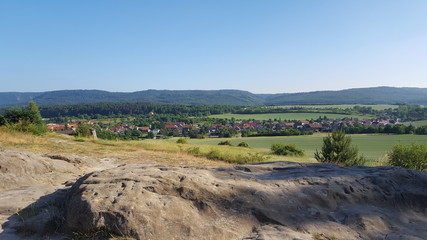 Blick auf  Timmenrode (Harz)