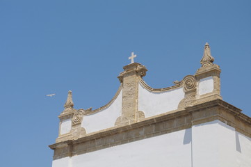 Obraz premium chiesa,architettura,cielo,azzurro,gabbiano,veduta,estate