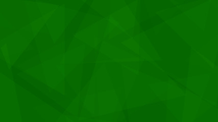 Fototapeta premium Abstract background of translucent triangles in green colors