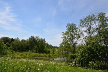 landscape sky russia