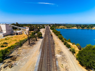 An old rail yard, located near Fremont, California