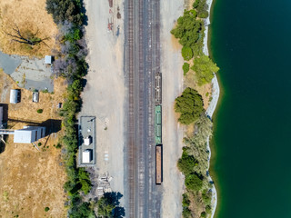 An old rail yard, located near Fremont, California