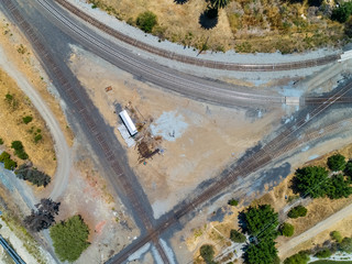 An old rail yard, located near Fremont, California