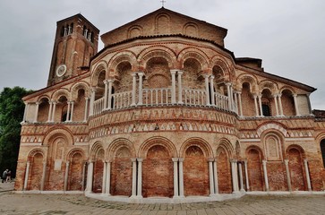 Fototapeta na wymiar Murano, Basilika S. Maria e S. Donato, Venedig