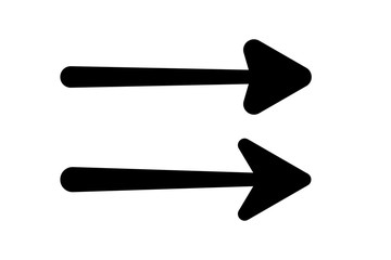 Two black arrows
