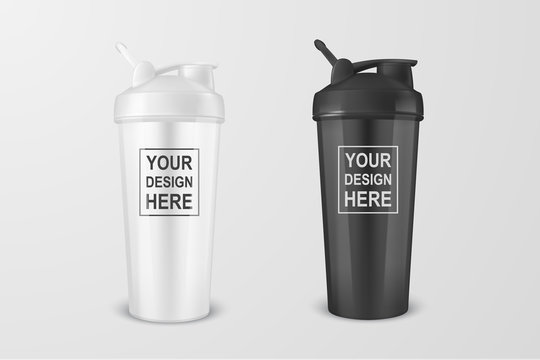 Glossy Shaker Bottle With Blender Ball Mockup - Free Download Images High  Quality PNG, JPG