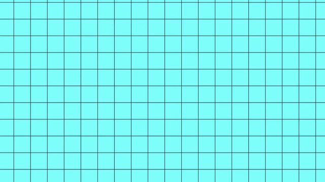Abstract clean simple grid in motion, cartoon background