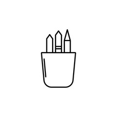 kicked outline icon. Element of simple education icon for mobile concept and web apps. Thin line kicked outline icon can be used for web and mobile