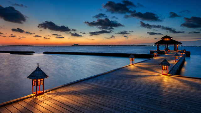 Dawn at Maldives