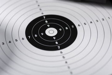 shots, shields and cartridges - shooting position on the sport shooting range