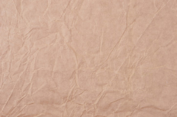 Wrinkled packaging paper background