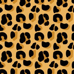 Fototapeta na wymiar Leopard seamless pattern