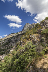 Obraz premium Pestin Grad above Kotor, Montenegro.