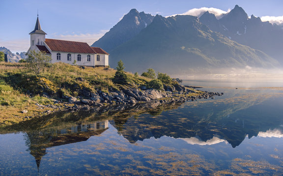 A Church in the fjord