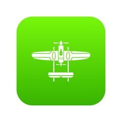 Plane icon. Simple illustration of plane vector icon for web