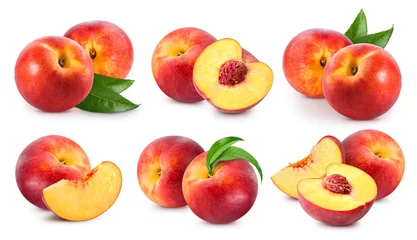 Poster peach fruits collection © Maks Narodenko
