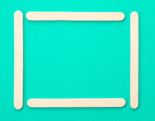 Frame Made of Craft Sticks