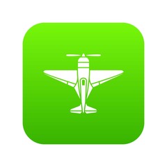 Small plane icon. Simple illustration of small plane vector icon for web