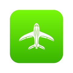 Aircraft icon. Simple illustration of aircraft vector icon for web