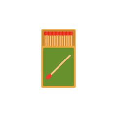 matches colored illustration. Element of camping icon for mobile concept and web apps. Flat design matches colored illustration can be used for web and mobile. Premium icon