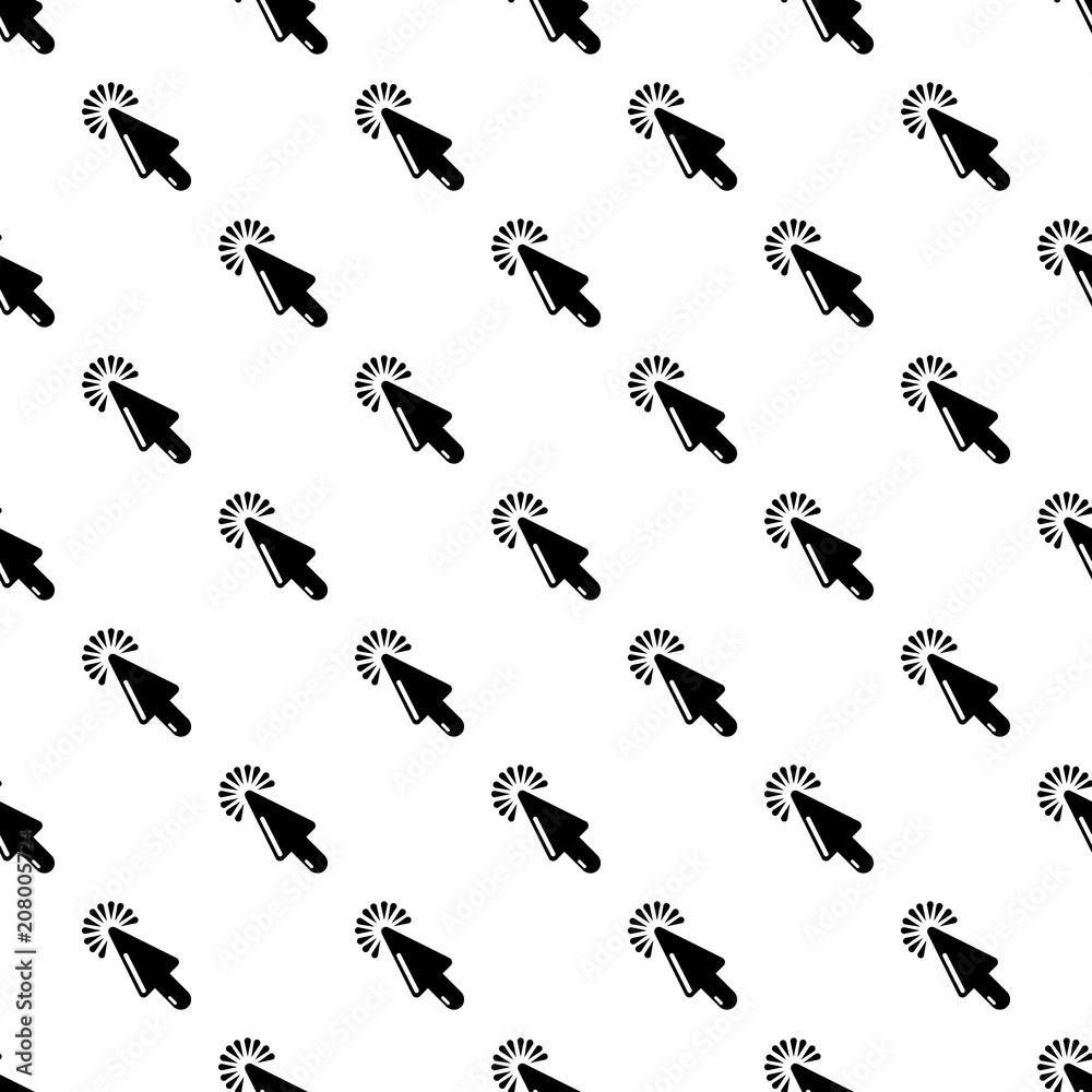 Poster cursor website icon. simple illustration of cursor website vector icon for web