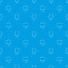 Lamp pattern vector seamless blue repeat for any use