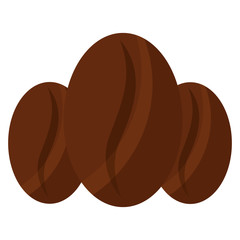 coffee grains isolated icon vector illustration design