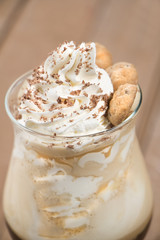 crema con chocolate