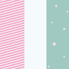 Patterns of memphis style concept, colorful design. vector illustration