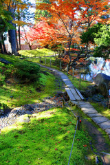 国指定名勝・御薬園（福島県・会津若松市）