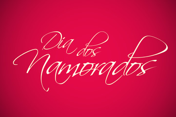 Greeting card for Dia dos Namorados, Brazilian Valentine's Day
