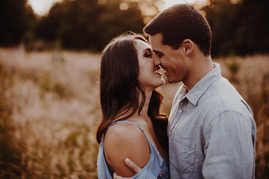 Sunset engagement session
