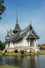 Fototapeta na wymiar Wat Phra Sri Sanphet in imagination at Muang Boran, Thailand.