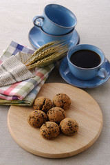 黒ごまクッキー　クッキー　ごまクッキー　ごま　おやつ
