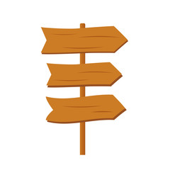 Set of old wood planks. Cartoon wooden plank signs