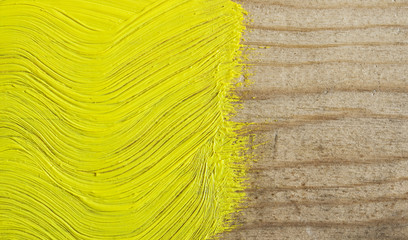 oil paint over wooden background