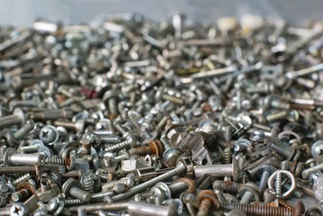 nail and screw texture background