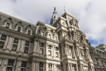 Fototapeta na wymiar Philadelphia city hall