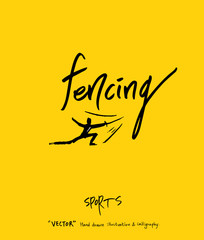 스포츠 포스터 / 손으로 그린 스포츠 그림